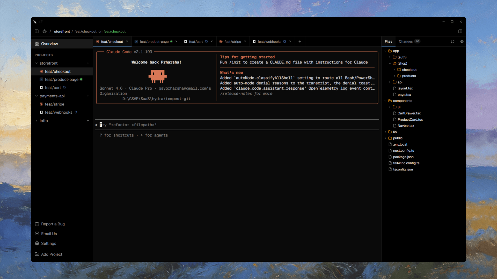 Tempest screenshot