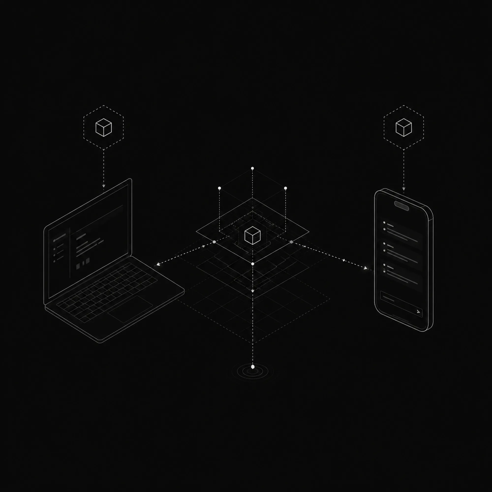 Desktop and mobile sharing a single live agent session